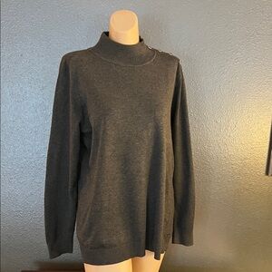 Calvin Klein Charcoal Turtleneck Sweater